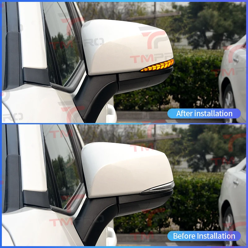 For Toyota Vellfire Alphard, Tacoma N300 RAV4 XA50 Highlander XU70 202 LED sequential turn signal for rearview mirrors