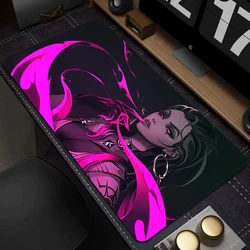 Valorant-alfombrilla de goma para teclado de ordenador, alfombrilla grande de ratón para Gaming, accesorios de Anime, impresión HD, XXL