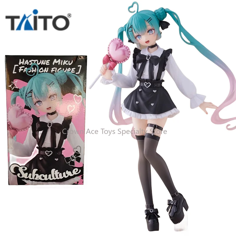 

TAITO Virtual Singer Anime Figure Miku Fashion Subculture Action Figure Trendy Toy Doll for Kid Gift Collectible Model Ornaments