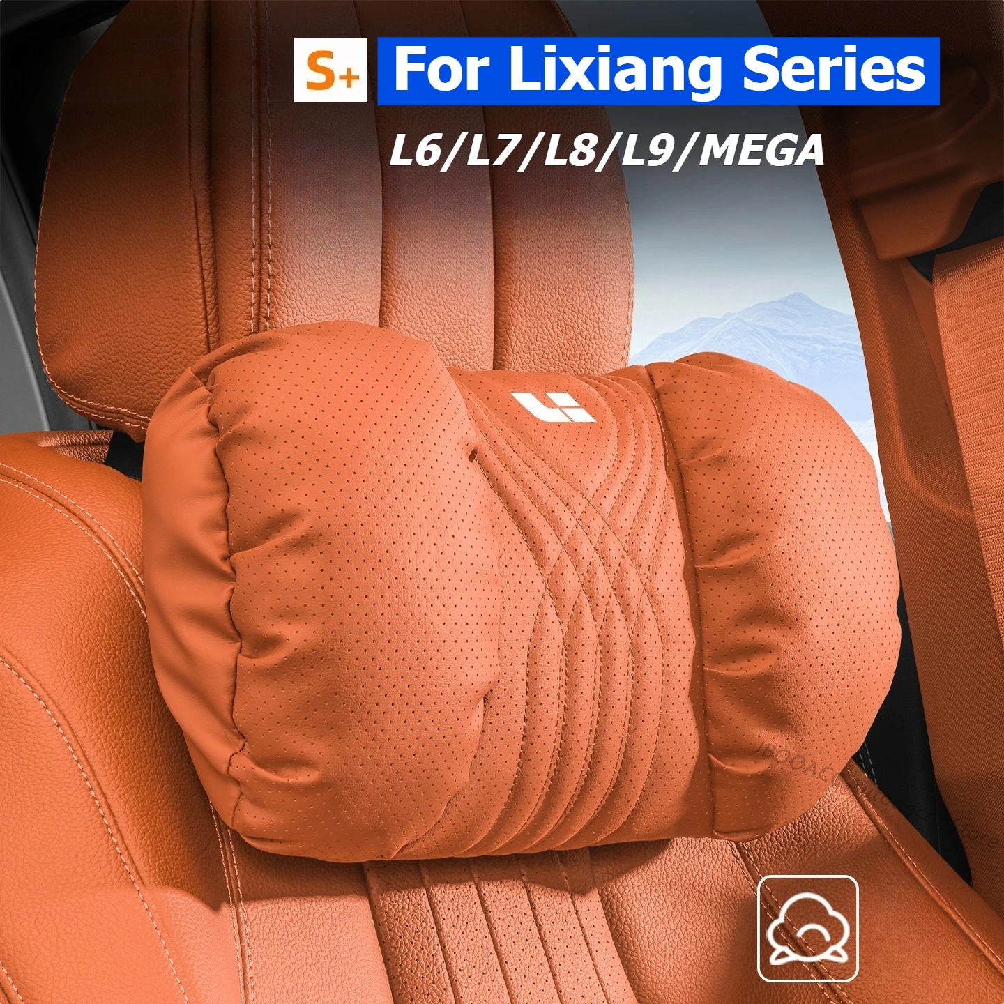 

Для Lixiang L6 L7 L8 L9 MEGA мягкая кожа наппа автомобильный подголовник подушка для поясничной поддержки удобная подушка для шеи аксессуары для интерьера