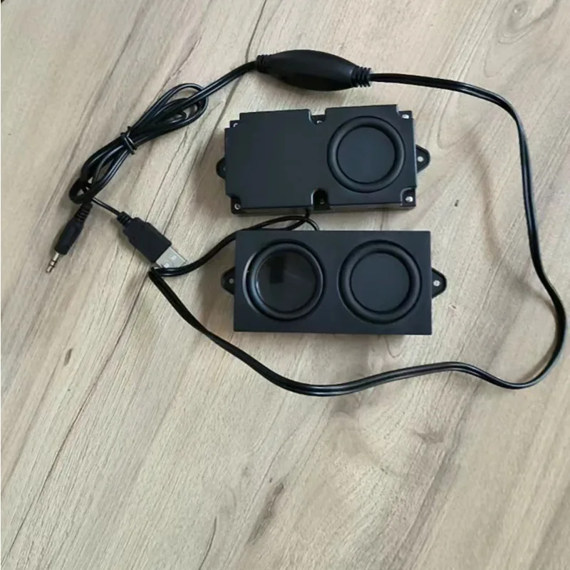Built-in desktop computer speaker monitor audio host home sound card wired paste small speaker