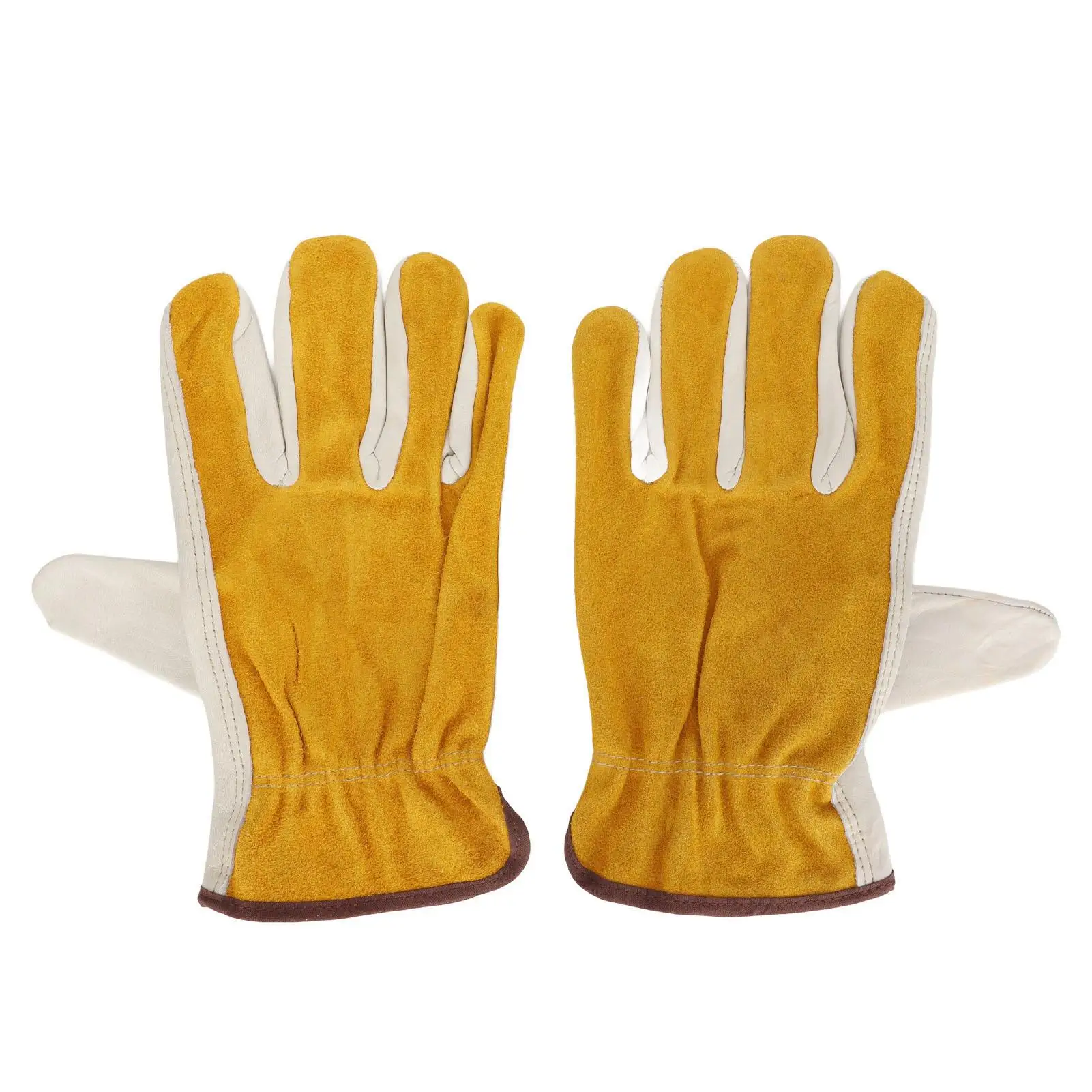 

Durable Leather for gardening Gloves - Wear-Resistant for outdoor Work Gloves for gardening and Yard Care