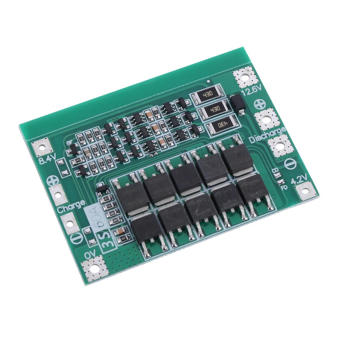 

3S 60A Board Lithium Li-Ion 18650 Battery Protection Board With Balance For Drill Motor 11.1V 12.6V 18650 Lipo Cell Module