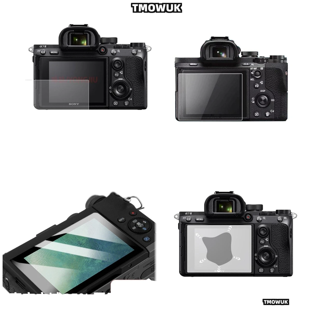

High Clarity 9H Tempered Glass, For RX100M2 RX100M3 RX100M4 RX100M5 RX100M7 RX1 Cameras