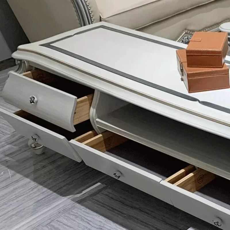 طاولة تلفاز خشبية متنقلة عالية خزانة أوروبية إسكندنافية طاولة تلفاز حديثة أبواب عرض كلاسيكية لصالون موبليس أثاث منزلي حديث