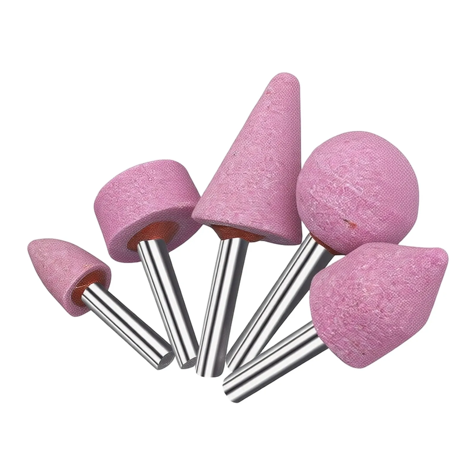 Workpiece Grinding Polishing Head Polishing Head Grinding Head 5PCS 6mm High Hardness Tool Grinding Grinding Head