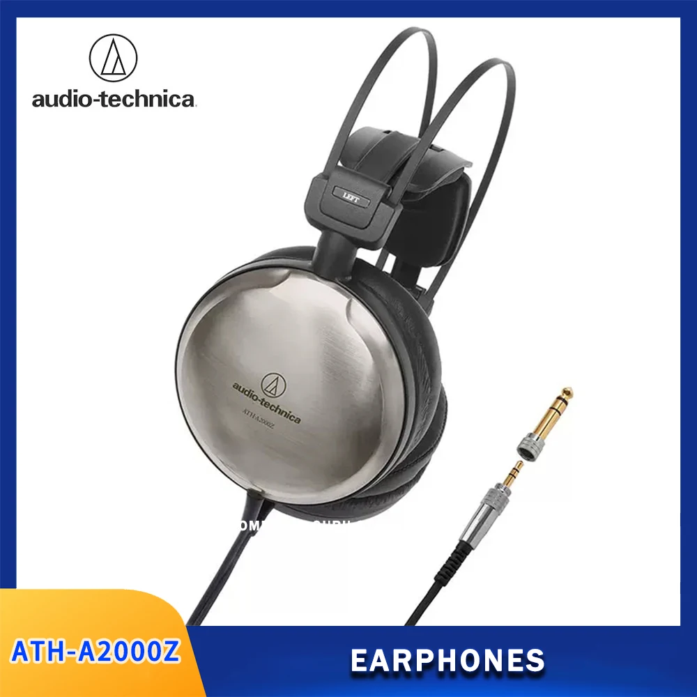 

Original audio technica ATH-A2000Z professional headphones hires high resolution titanium audiophile music headphones high fidel