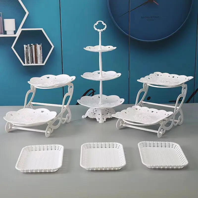 Suporte do bolo de aniversário bolo rack exibição cupcake titular lanche prato frutas bandeja festa de casamento sobremesa mesa decoração da cozinha