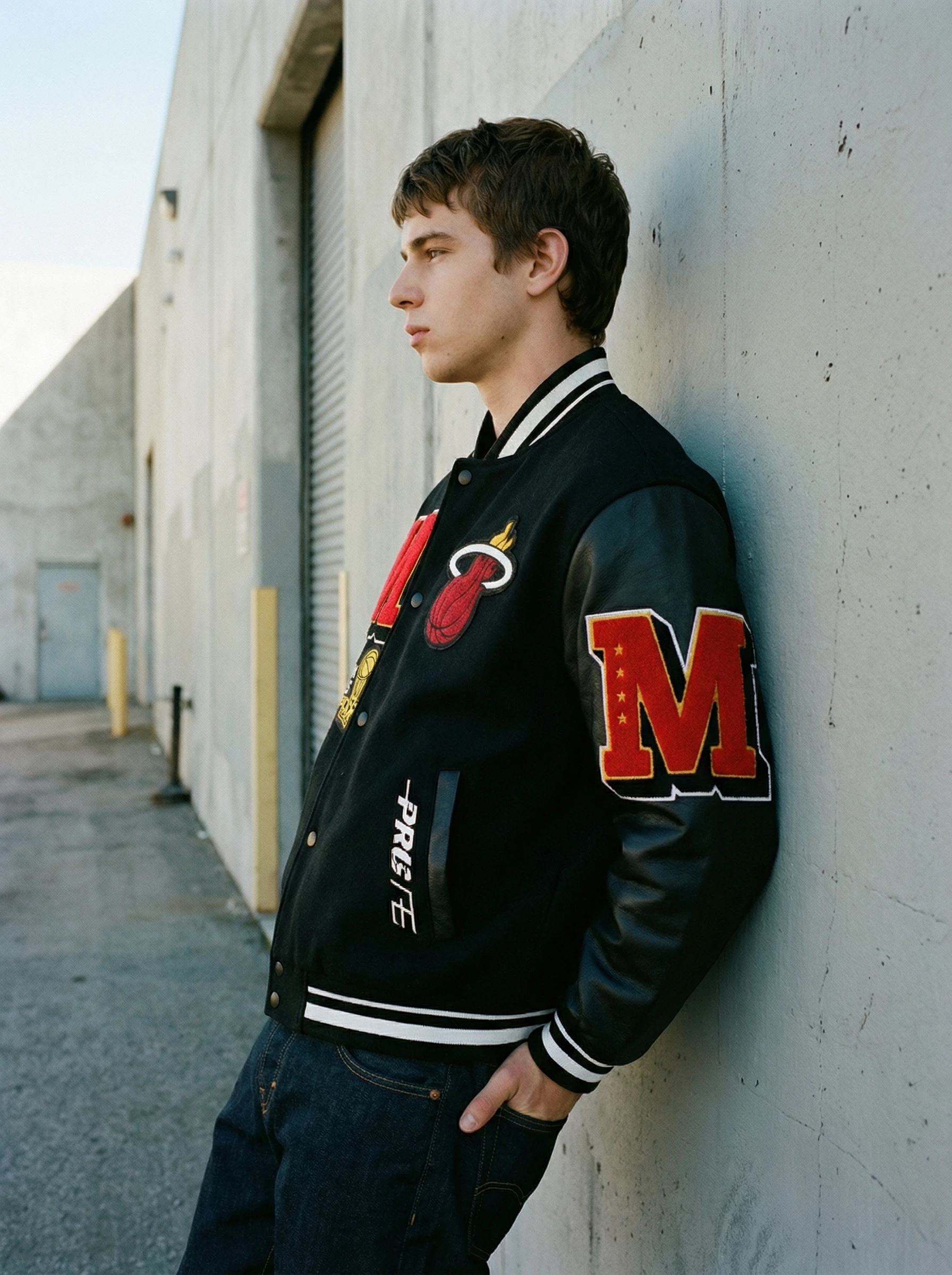 

American Retro Baseball Jaet for Men And Women Spring Autumn Loose Outerwear Heavyweight Wool High Street Trend