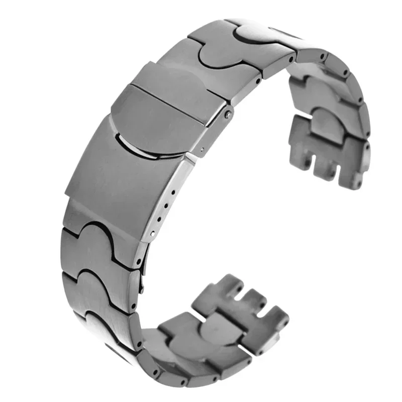 Stainless Steel Watch Band for Swatch Ygs749g Ycs511g Waterproof Sweat-Proof Wear Comfortable Concave-Convex Watch Strap17 19mm image 5