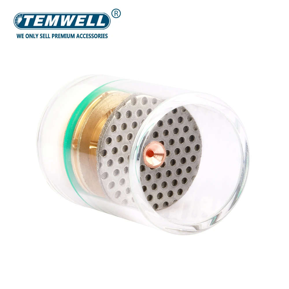 Lassers Tig Nozzle Kit Fakkelset Argon Arc Tool Eenvoudig Te Bedienen Voor WP-17/18/26 Gas Lens Glas Cup Lasaccessoires