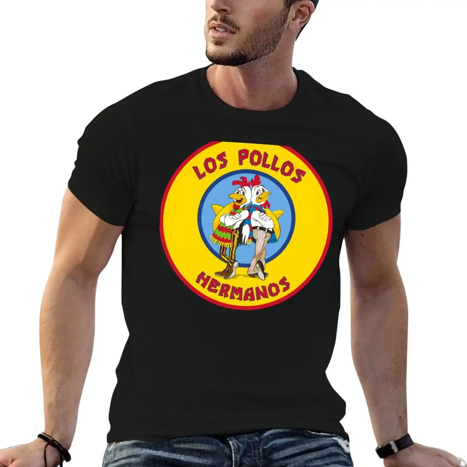 Los Pollos Hermanos (18) T-Shirt anime stuff Clothing t shirt men 100℅ cotton