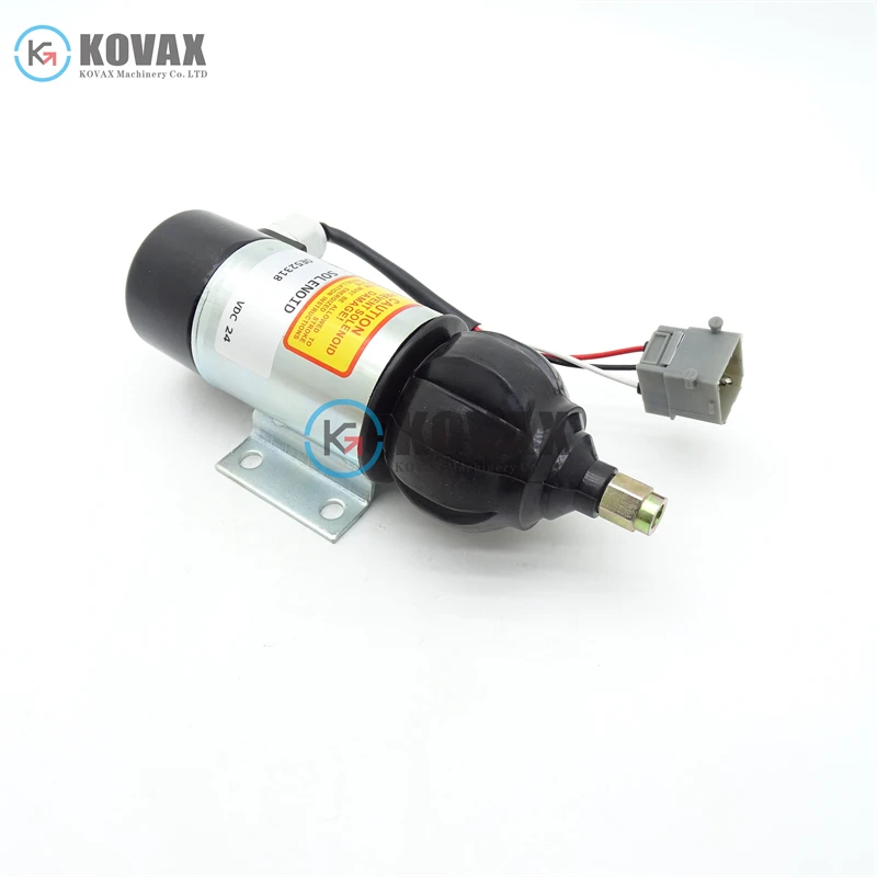 OE52318 Elettrovalvola di intercettazione carburante motore 24V Per 872825 873754 1830592 872458 881969 Parti dell'escavatore motore