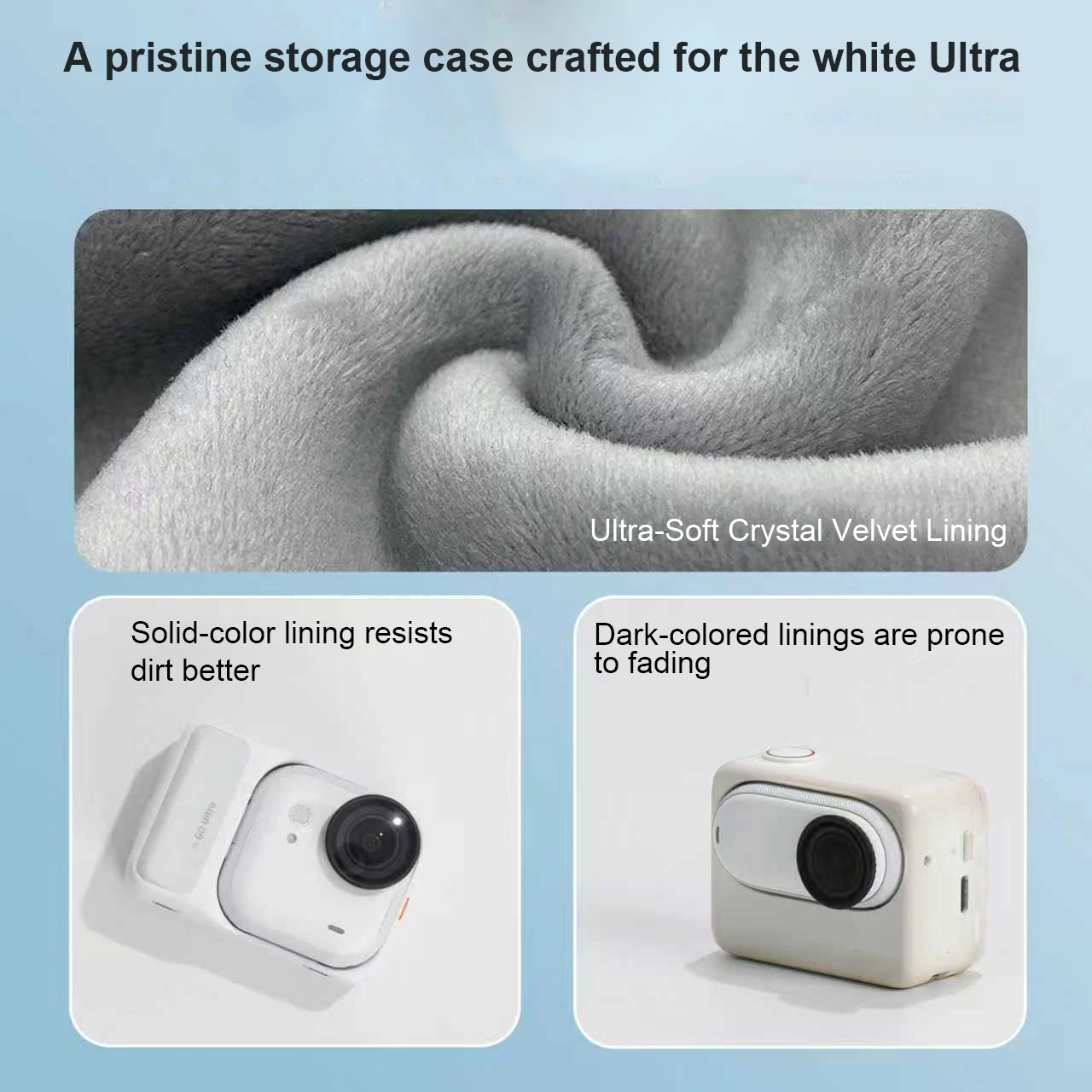 

For Insta360 GO Ultra Mini Bag Portable Storage Bag Action Camera Protection For Insta 360 GO Ultra Accessories
