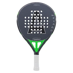 Padel Paddle Tennis Racket 3K 12K Carbon Fiber EVA Core Round Shape Power Surface for Beginner Raquette Paddle Shovel