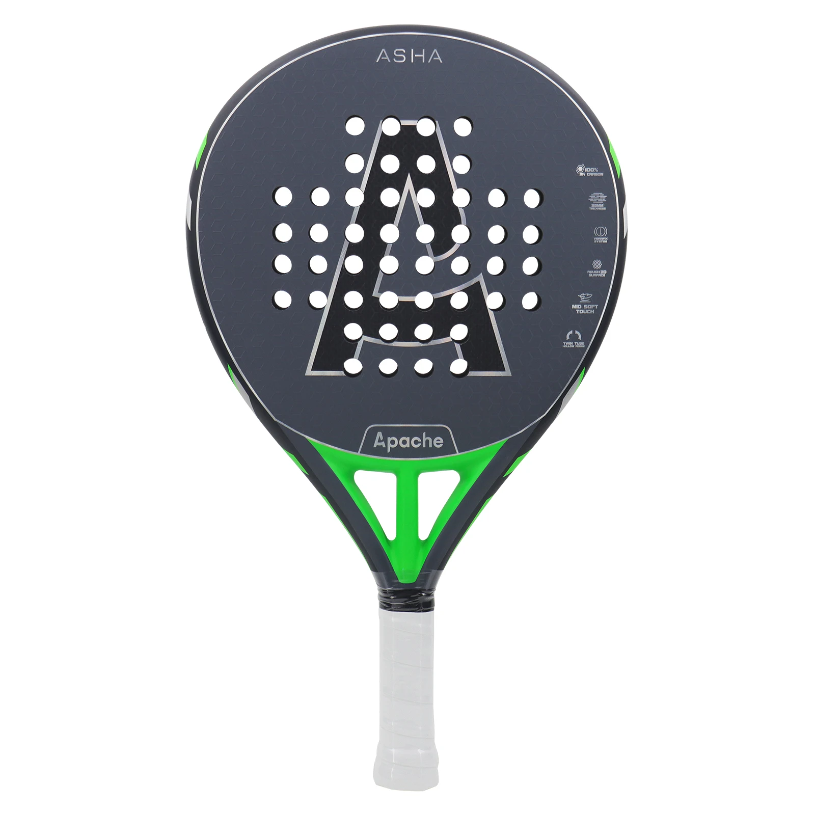 Padel Paddle Tennis Racket 3K 12K Carbon Fiber EVA Core Round Shape Power Surface for Beginner Raquette Paddle Shovel