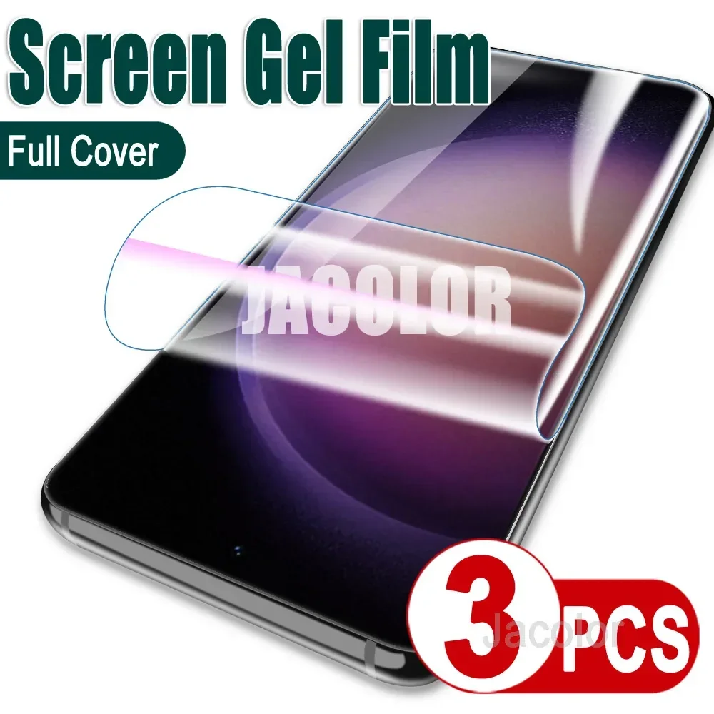 

3PCS Hydrogel Film Screen Protector For Samsung Galaxy S23 S22 Plus Ultra 5G Galaxi S 22 23 23Ultra 5G Soft Protection Water Gel