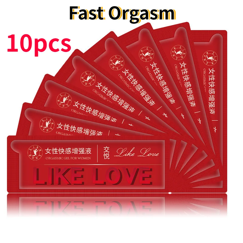 10pcs Increase Sexual Pleasure Gel Excitement Drops Libido Enhancer Female Orgasm Liquid for Female Climax Gel Adult Sex Product