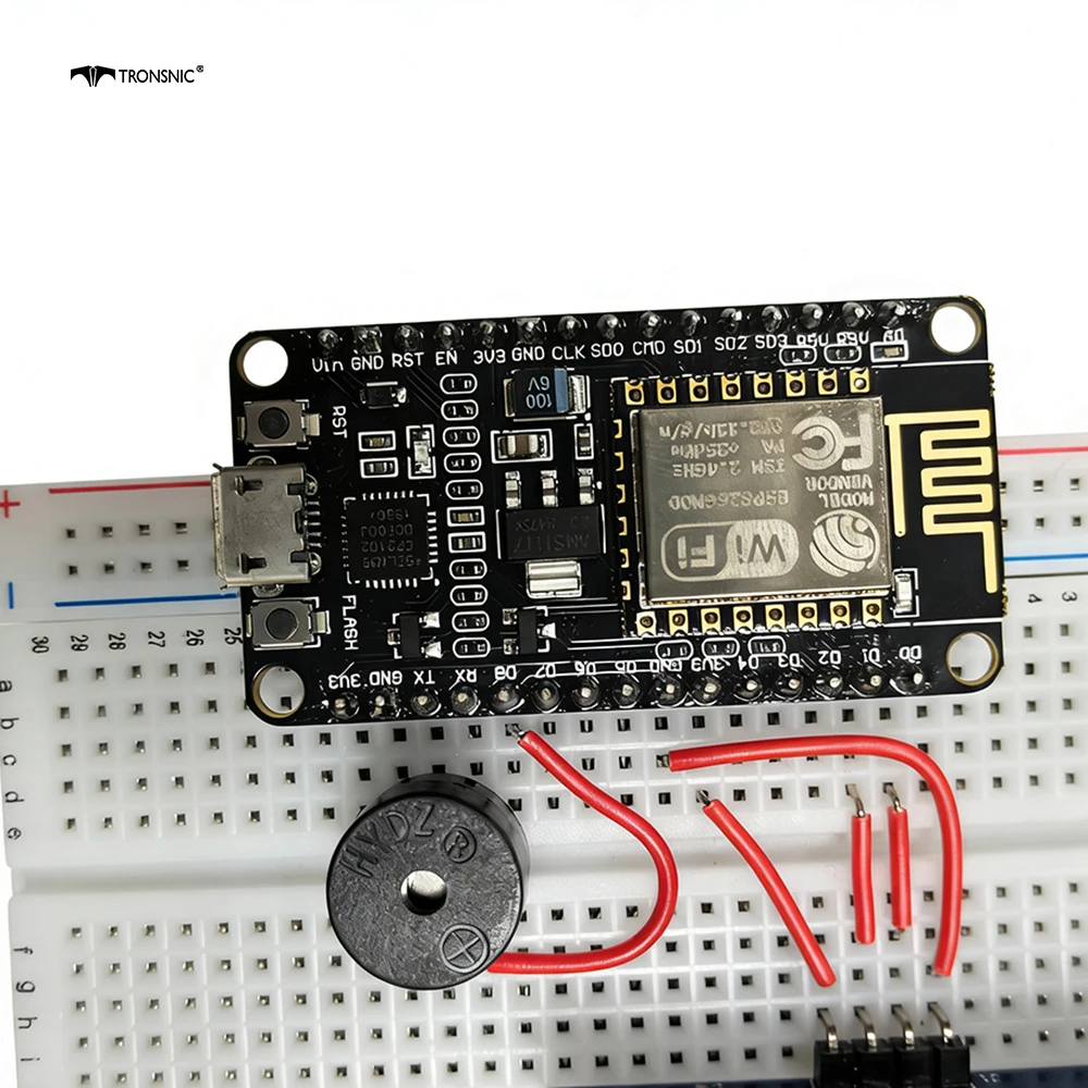 Ultrasone Radar Zoemer ESP8266 Sensor 5 cm tot 100 cm DIY Handleiding Craft Smart IoT Project Internet of Things Intelligent Board