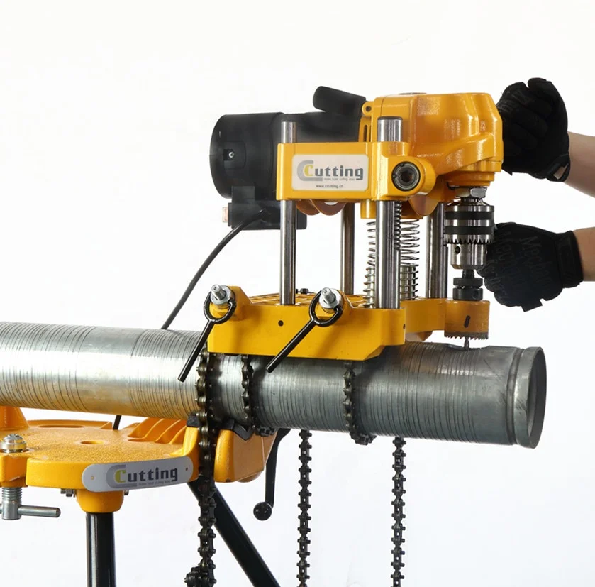 JK150 Portable Pipe Hole Cutter To Cut Holes Up To 152 Mm Into Steel Pipes