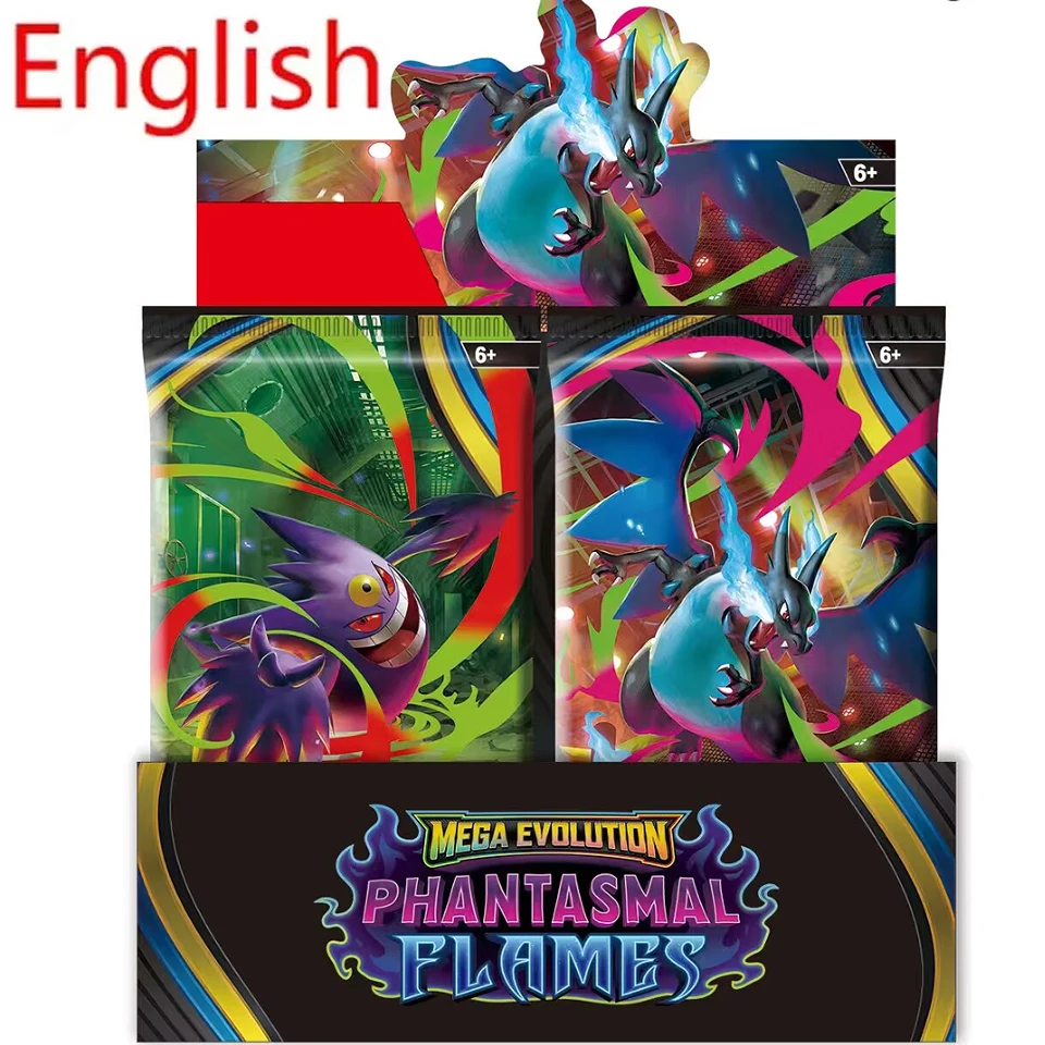 360Pcs/Set Pokémon Card MEGA EVOLUTION Pre-group SCARLET&VIOLE 151 PHANTASMA FLAMES Prismatic English Booster Battle Card