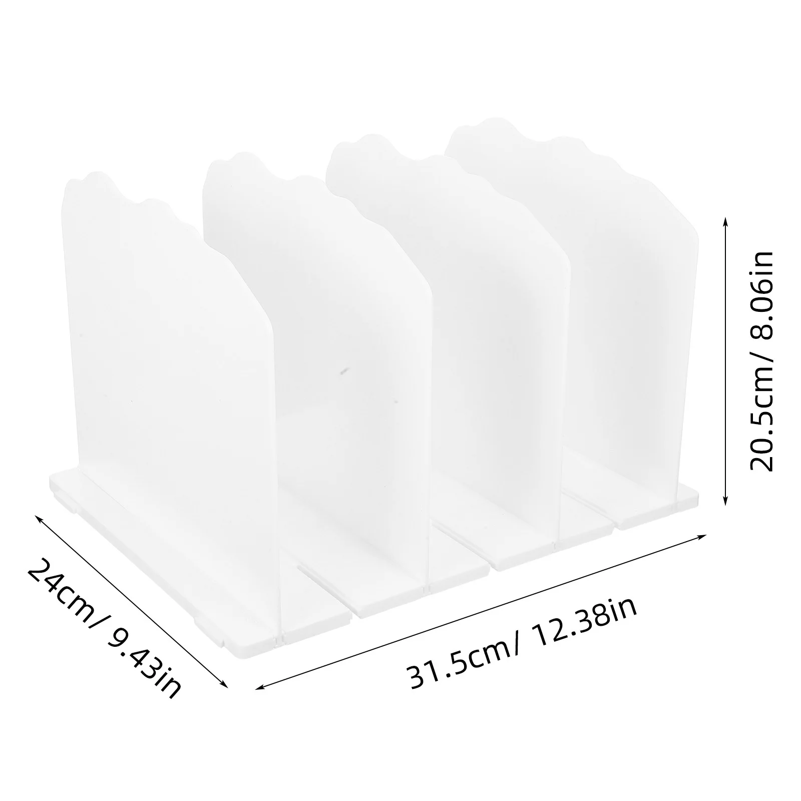 2 قطعة رف تخزين الحقائب نمط متموج خزانة منظم تصميم متشابك لحقائب اليد محافظ حامل المحفظة مقسم الرف