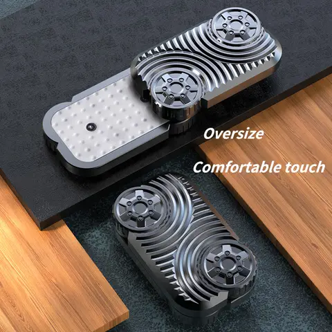 Hjul EDC Push Slider Metallfinger Gyro Skrivbord Fidget Leksaker ADHD Ångest Lindring Dekompression Spel för Vuxna Stress Lindring Gåvor 10 best sales fidgethjul - №4