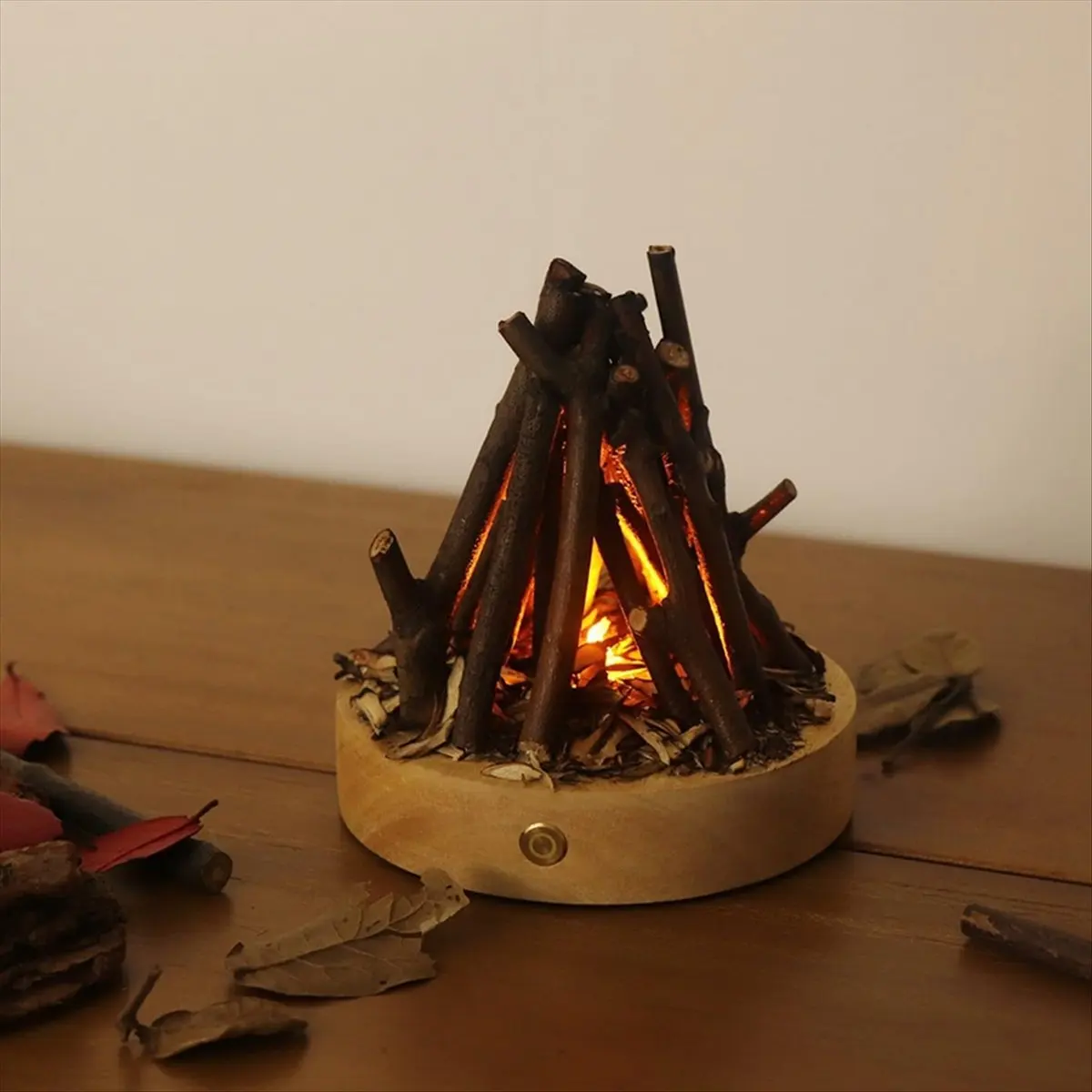 

Идеальный # Поддельный ночник для костра, перезаряжаемый через USB, 3 режима, поддельная огненная лампа, беспламенная свеча, пламя, свет с белым шумом