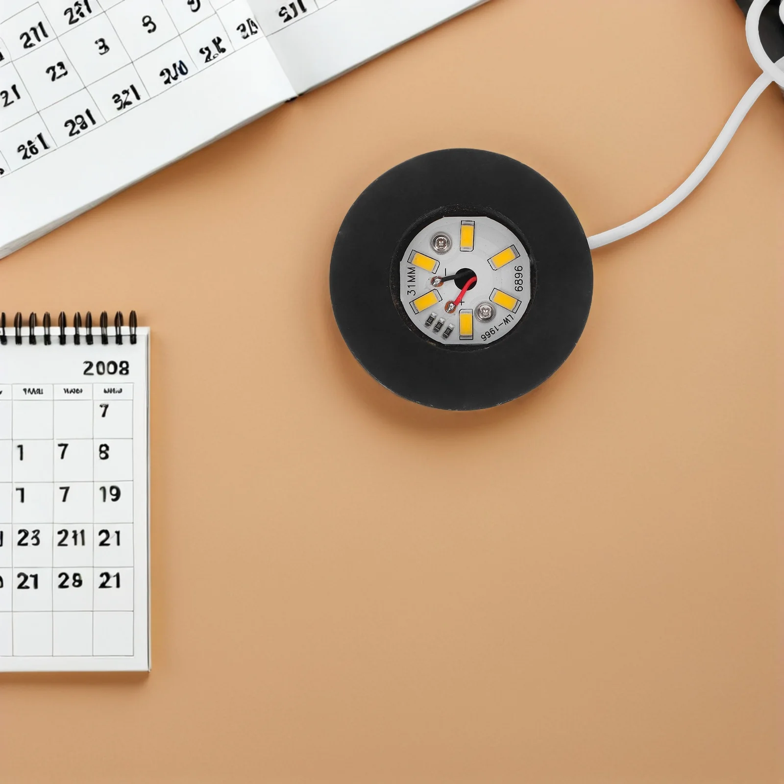 

Wooden LED Light Base Round Solid Wood Soft Glow Night Light Stand Crystal Sphere Display Decorative Desk Lamp Base Art Home