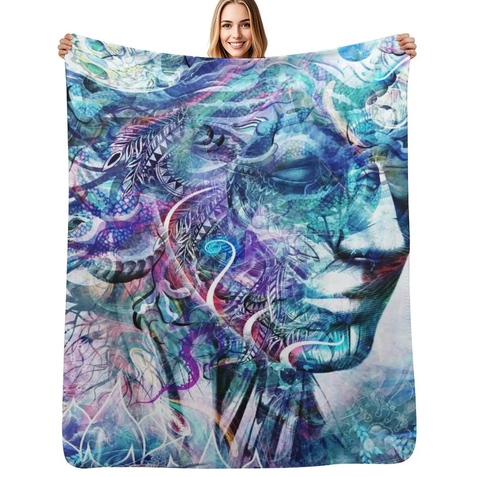 

Dreams Of Unity Throw Blanket Elegant Warm Throw Blanket for Hotel Home