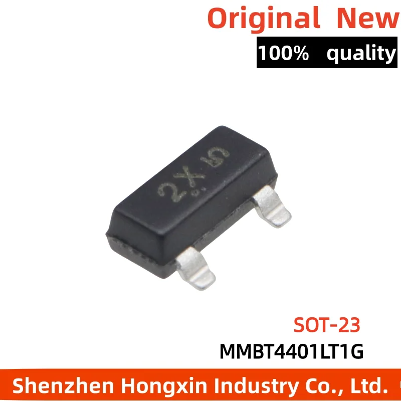 50-100 pièces de MMBT4401LT1G sérigraphie 2X montage en surface SOT-23 NPN transistor transistor transistor
