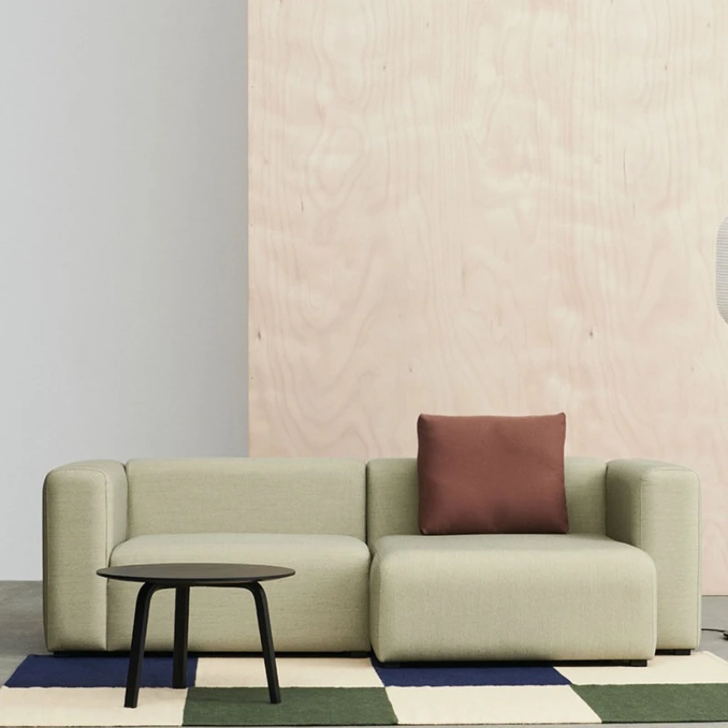Sofa, simple living room, small apartment, inline row, free combination module, fabric sofa