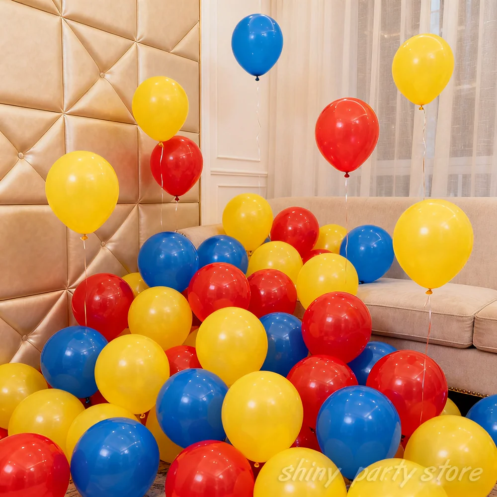 10/12inch 20/50/100pcs Baby Blue Latex Balloons Red Green White Sand Wedding Decoration Globos Baby Shower Birthday Party Decor - view 2