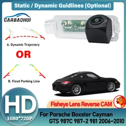 HD CCD Car Reverse Backup Rearview Parking Rear View Camera Night Vision For Porsche Boxster Cayman GTS 987C 987-2 981 2006~2010