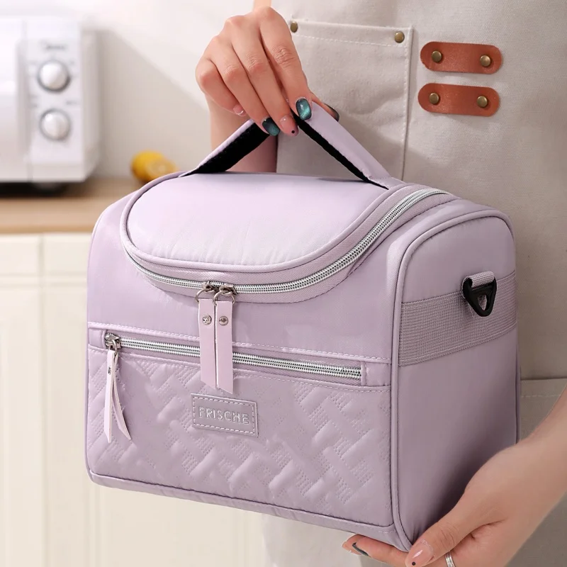 Insulated Lunch Bag Large Capacity Insulated Bag Cooler Bag Lunch Bags Long-lasting Cold Storage For Reusable Lunch Bag