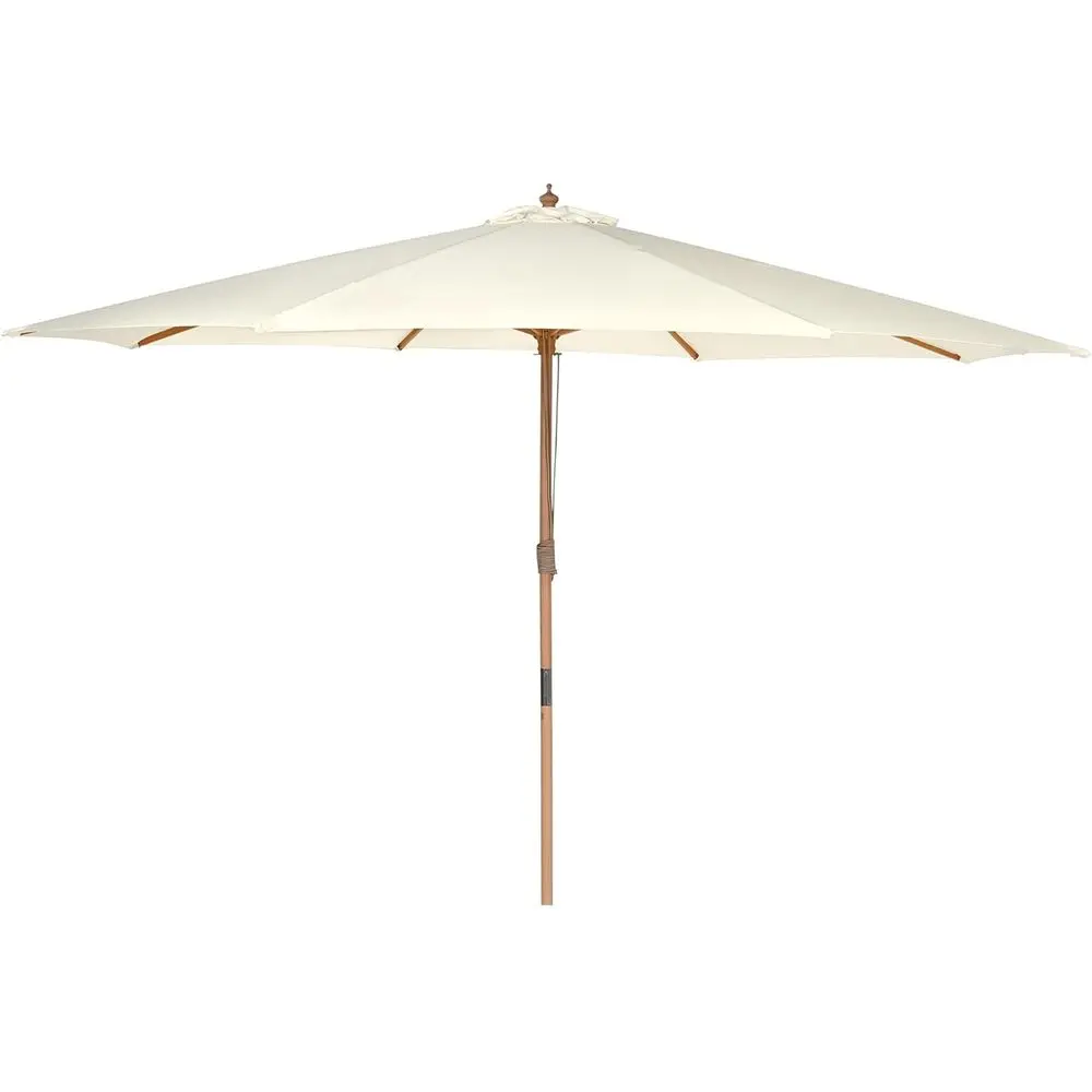 

Yescom 13t al Solid ch Wood Umbrella Pulley Lit Commercial Base with Wheel Included or Beach Club Seaside Restaurant Terrace Res