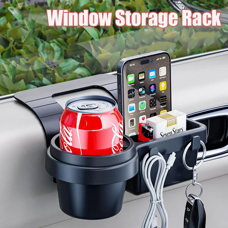 

Держатель для телефона в автомобиль, подставка-органайзер на дверь или окно, подвесной карман-органайзер, аксессуары для салона автомобиля