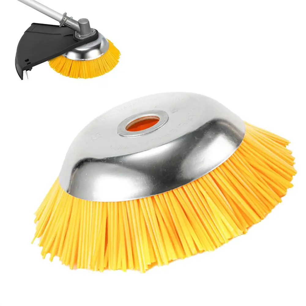 

For Garden Lawn Mower 8 Inch Universal Grass Trimmer Head Nylon Wire Brush Cutter Dust Removal Weeding Plate Rotary Weed Brush