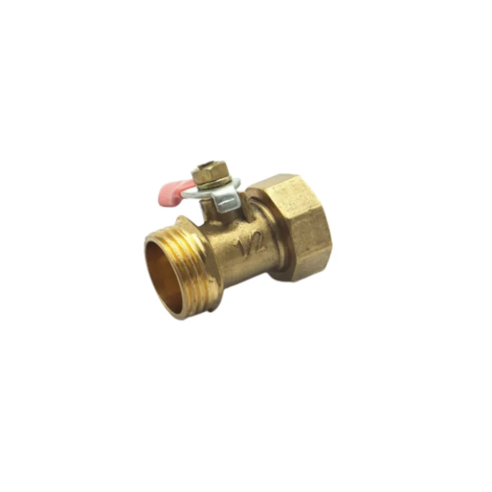 1/2 "bspt FEMALE X 1/2" bspt วาล์วทองเหลืองสองทิศทางสำหรับน้ำมันอากาศในน้ำ