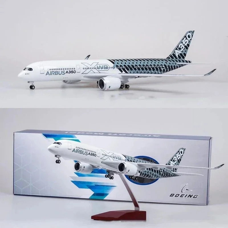 

Scale Airplane 47CM 1/142 Airbus A350 Prototype XWB Airline Plane Model W Light Wheel Diecast Plastic Resin Plane For Collection