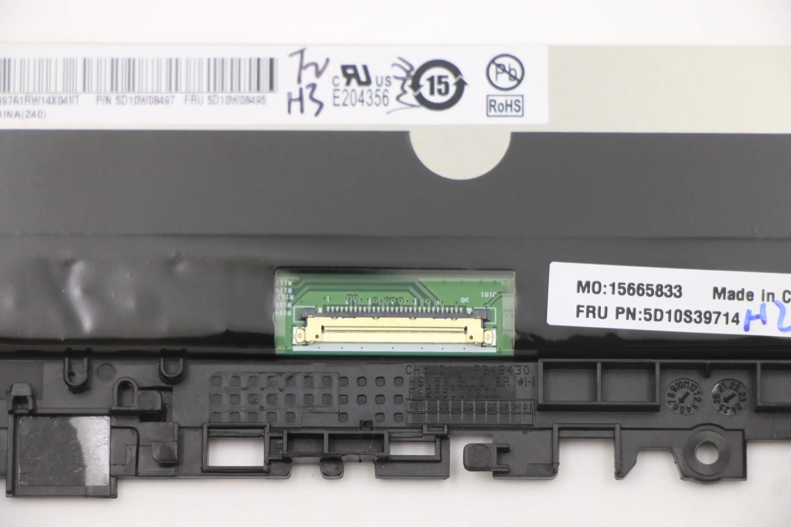 5D10S39714 Flex 3 Chromebook-11IJL6 82N3 For Lenovo HD LCD Touchscreen Assembly