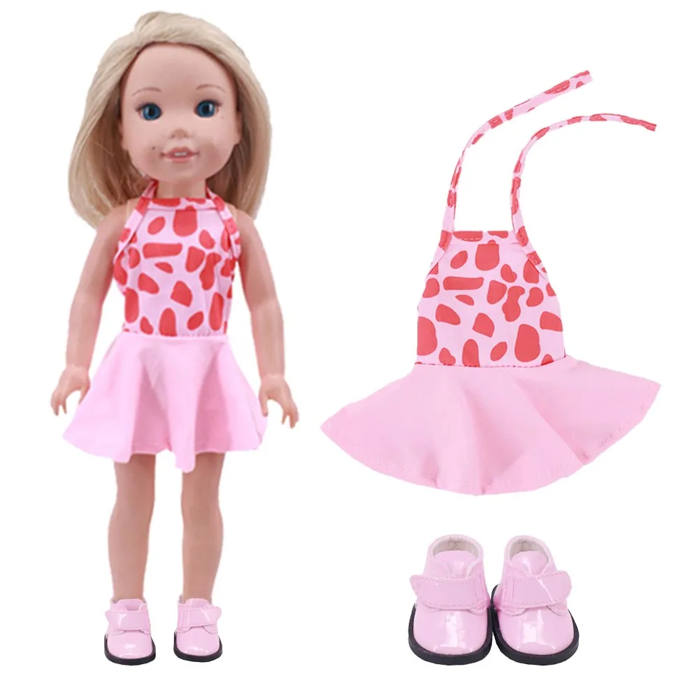 Juego de ropa de muñeca de 14,5 pulgadas, ropa diaria informal bonita, accesorios para muñecas Paola Reina de 32-34Cm, juguetes para niñas, regalos, zapatos para muñecas, 1 Juego