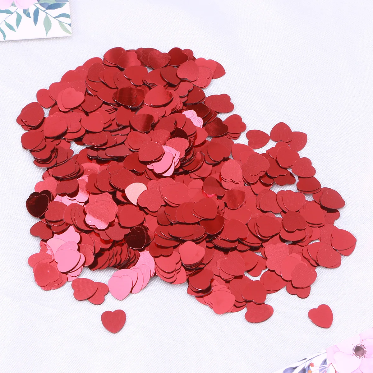 

Red Heart Shaped Table Confetti Party Decoration for Wedding Birthday Christmas Baby Shower Bridal Shower Graduation