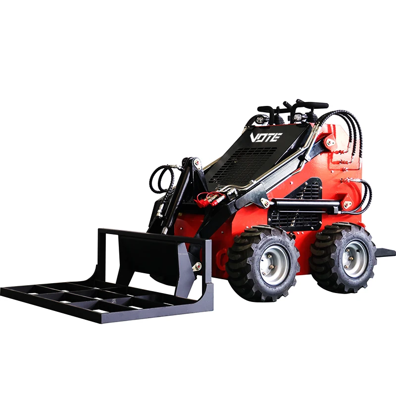 China Manufacturer Diesel Small Wheel Track Mini Skid Steer Loader CE EPA Grader customized