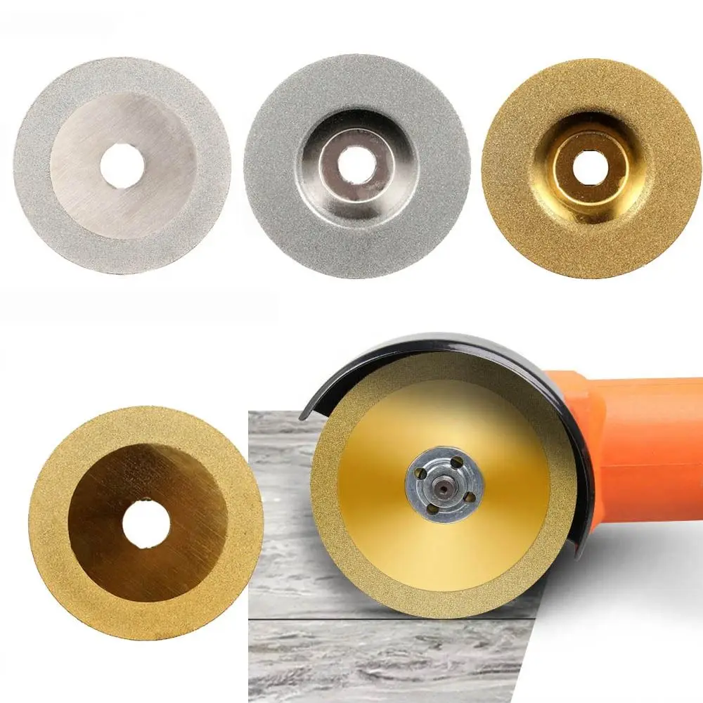 

1Pcs Angle Grinder Accessories Diamond Grinding Wheel for Stone Glass Rotary Tool Diamond Cutting Disc 2 In 1 Dry Grinding