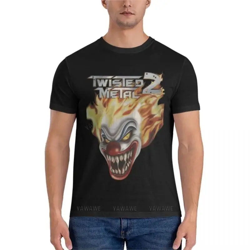 summer men t-shirt black man tshirt Twisted Metal 2 (1996) Classic T-Shirt oversized t shirt men Men's t-shirts