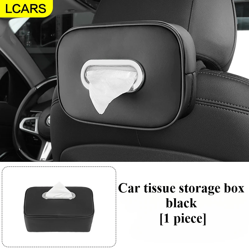 

Lcars-Car Tissue Storage Box Can Be Placed in the Car Seat Back, Armrest Box, Etc. Suitable for Various Models, Convenient Car Tissues to Hold New Car Interior Supplies