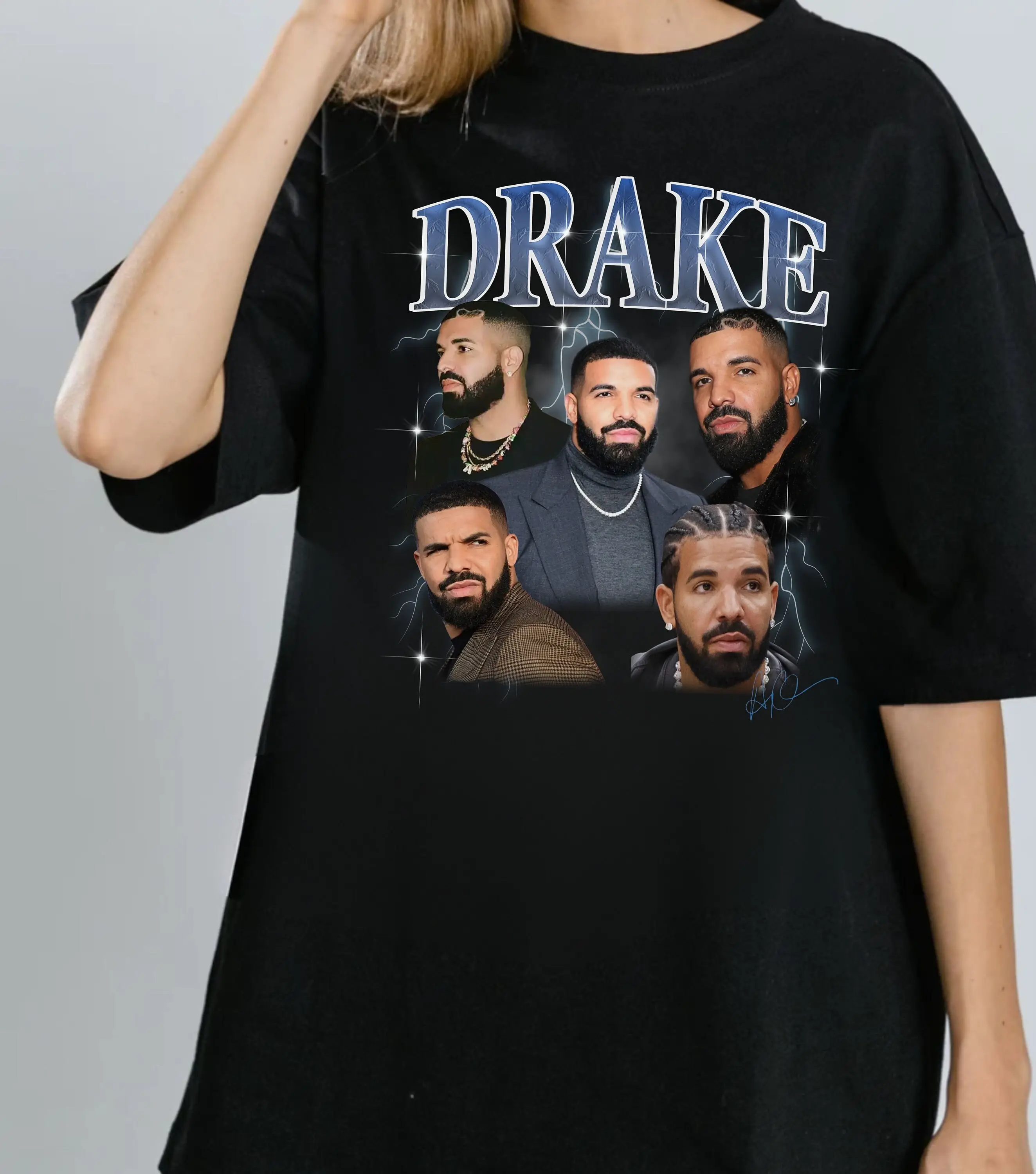 90S Vintage Bootleg T Shirt Drizzy Rap Hiphop Champagne Papi Concert Sweat Express Delivery