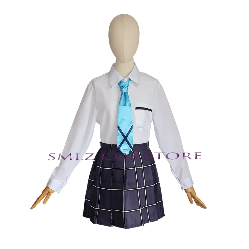 Speciale Aanbieding Sunaookami Shiroko Cosplay Spel Blauw Archief Kostuum School Jk Uniformen Pruikset Halloween Feest Outfits Voor Vrouw