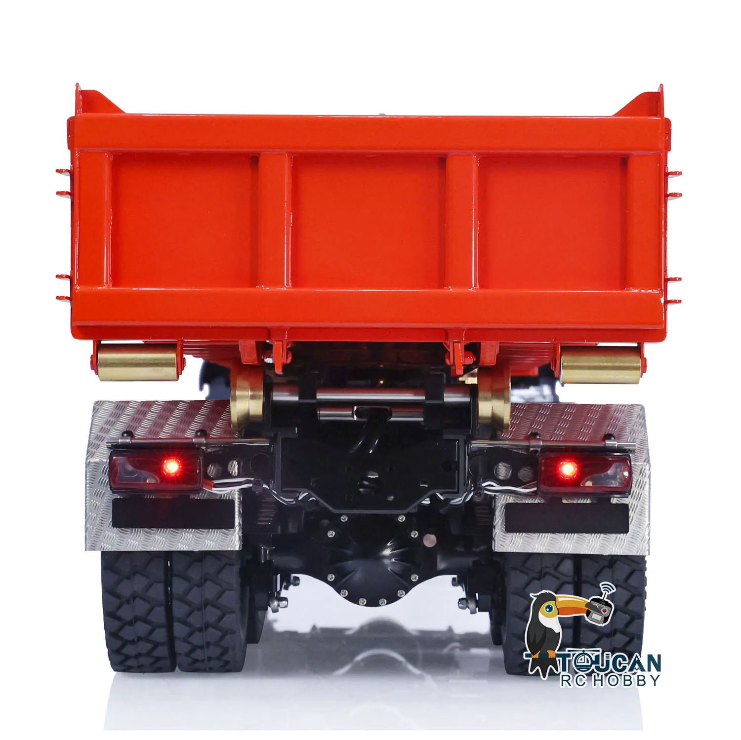 LESU 1/14 TGS Hydraulic Metal Dumper Truck 8*8 RC Roll On/Off Tipper Servo Painted Model Toy THZH0477